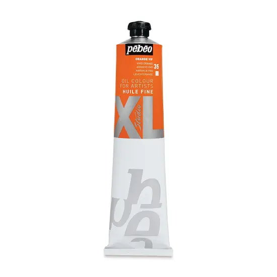Pebeo XL Studio Oil Color - Vivid Orange, 200 ml Tube {1}
