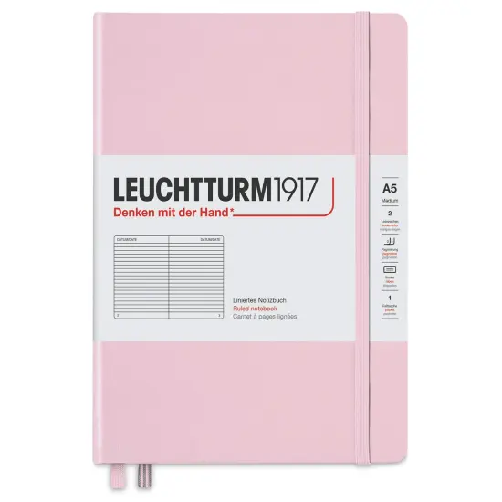 Leuchtturm1917 Ruled Hardbound Notebook - Powder, 5-3/4" x 8-1/4" {1}