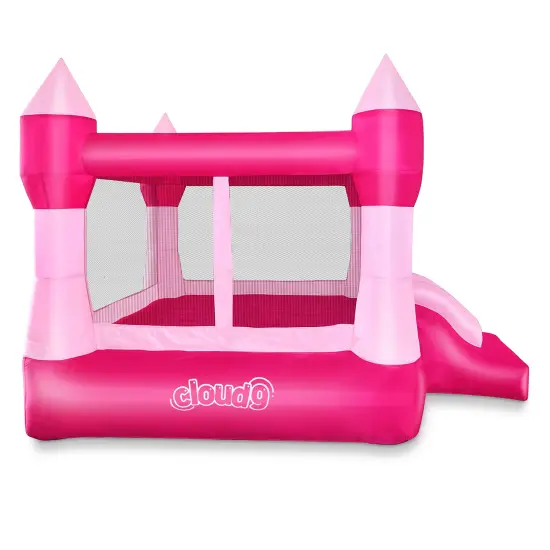Cloud 9 Princess Bounce House with Blower, Pink Castle Inflatable Bouncer for Kids, Includes Stakes and Repair Patches {4}