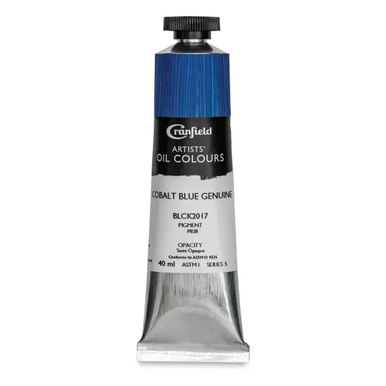 Cranfield Artists' Oils - Cobalt Blue Genuine, 40 ml, Tube {1}