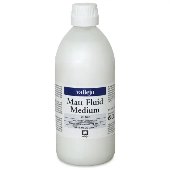 Vallejo Acrylic Fluid Medium - Matte, 500 ml {2}