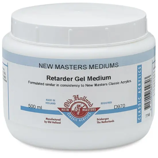 Old Holland New Masters Retarder Gel Medium - 500 ml jar {1}