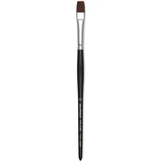 Da Vinci Top Acryl Synthetic Brush - Bright, Short Handle, Size 12 {1}