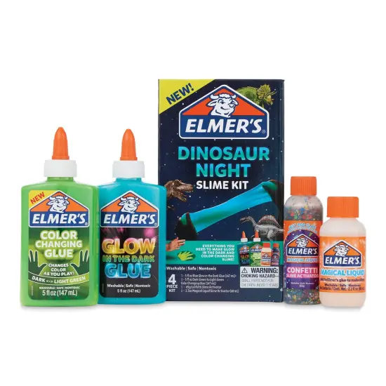Elmer's Slime Kit - Dinosaur Night Slime Kit {1}