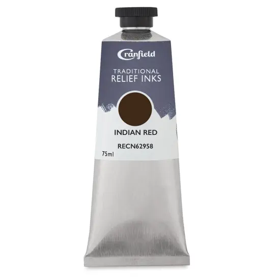 Cranfield Traditional Relief Ink - Indian Red, 75 ml {1}