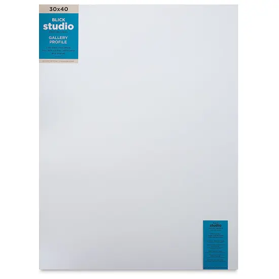Blick Studio Stretched Cotton Canvas - Gallery Profile, 30" x 40" {1}