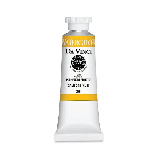 Da Vinci Artists' Permanent Watercolor - Gamboge Hue, 37 ml tube {1}