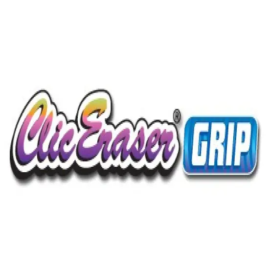 Clic Eraser Grip Retractable Eraser with Grip, Red Barrel {6}