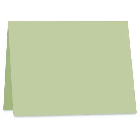 Arturo Folded Card - 5" x 3-1/4", Celadon, Small Reply, Package of 100 {1}