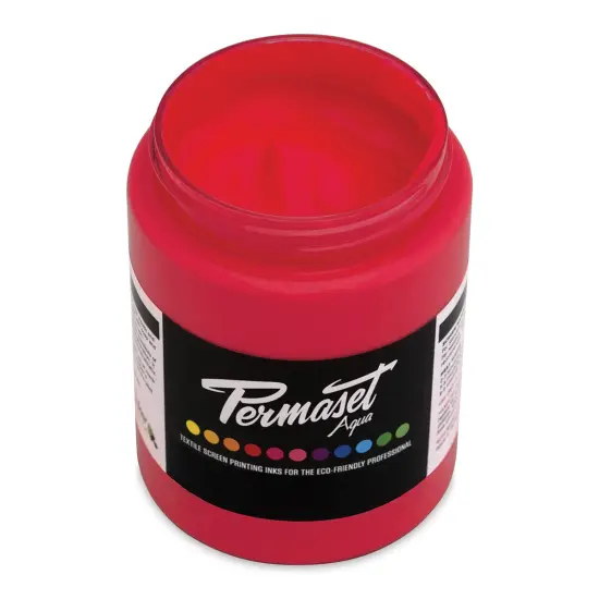 Permaset Aqua Fabric Ink - Glow Red, 300 ml {1}