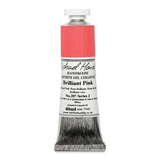 Michael Harding Artists Oil Color - Brilliant Pink, 40 ml tube {1}