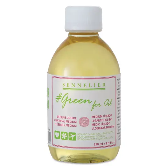 Sennelier #Green for Oils - Liquid Medium, 250 ml {2}