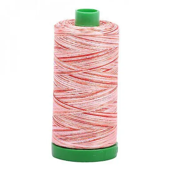 Aurifil Mako Cotton Thread Mango Mist Variegated 4659 40wt 1049yd {1}