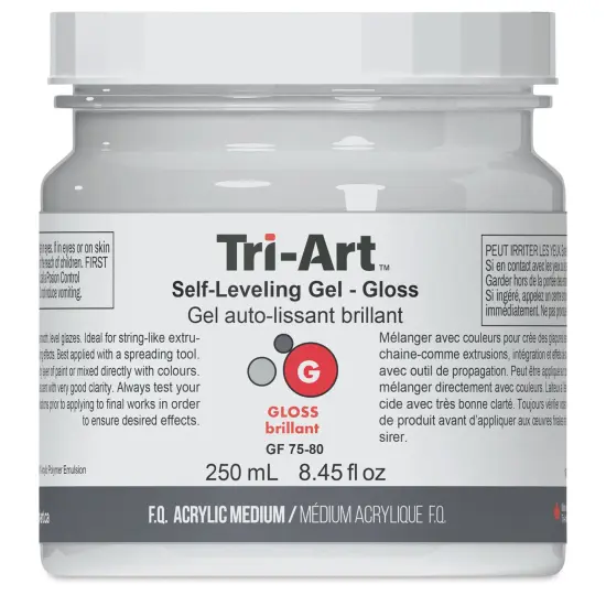 Tri-Art Self-Leveling Gel Medium - Gloss, 250 ml {1}