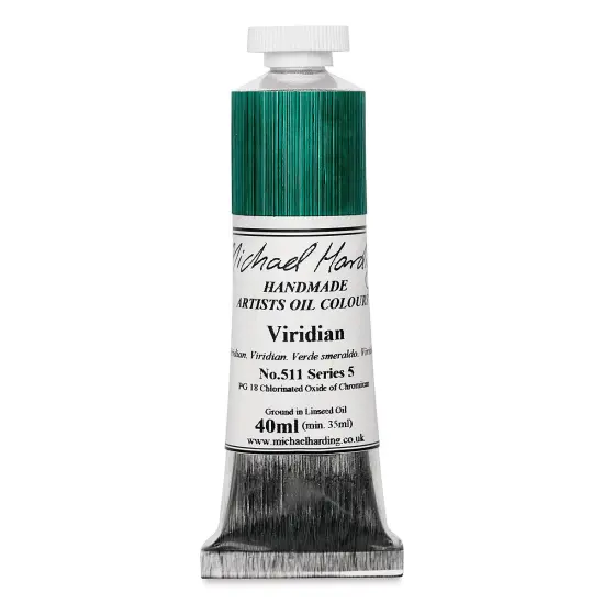 Michael Harding Artists Oil Color - Viridian, 40 ml tube {1}