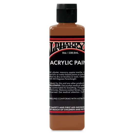 Alpha6 Alphakrylic Acrylic Paint - Metallic Bronze, 8 oz {1}