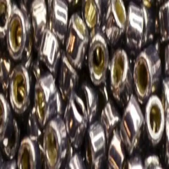 Toho Aiko Cylinder Seed Bead - TB-0568PF - Galvanized Light Amethyst PermaFinish {1}