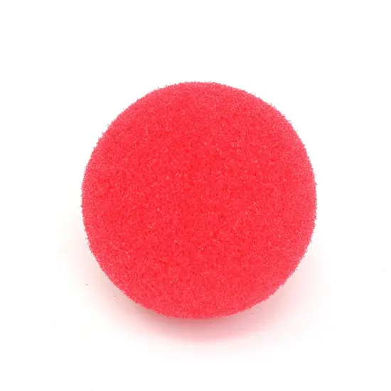 Red Carnival Clown Noses - Red Sponge Nose for Circus Costume Party Supplies - 12 Pieces {2}