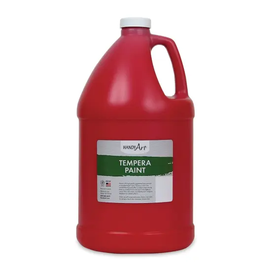 Handy Art Tempera - Red, Gallon {1}