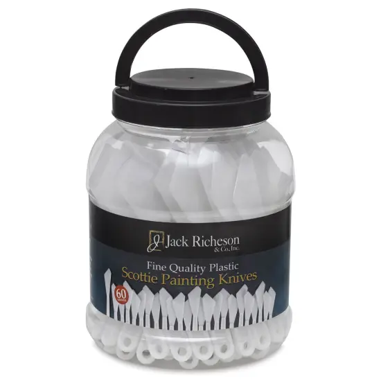 Richeson Plastic Painting Knive Canister - Large {1}