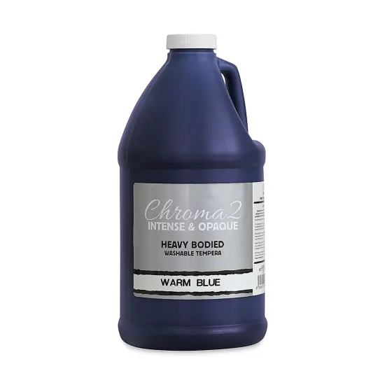 Chroma 2 Washable Tempera - Warm Blue, 67.7 oz {1}