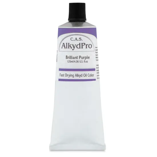 CAS AlkydPro Fast-Drying Alkyd Oil Color - Brilliant Purple, 120 ml tube {1}