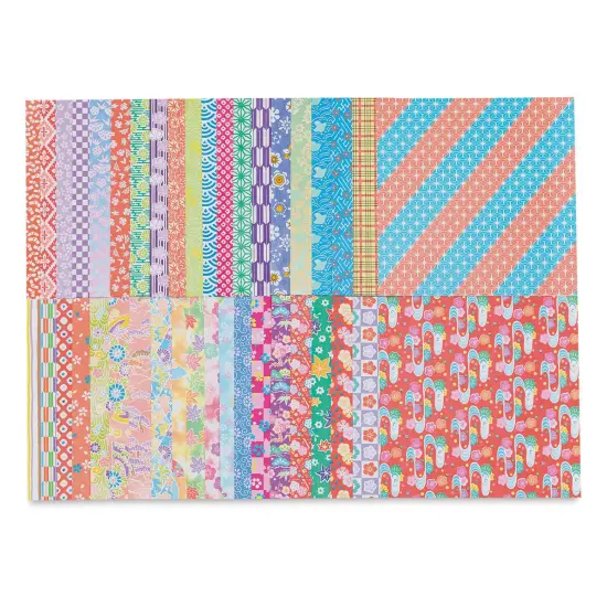 Aitoh Chiyogami Paper Pack - Package of 40 Assorted Sheets {1}