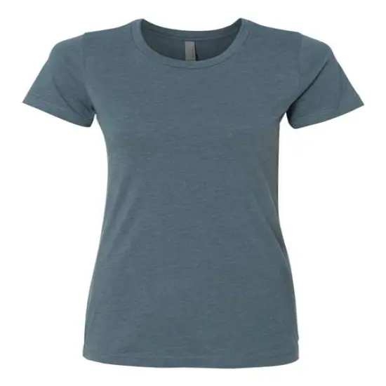 Next Level&reg; Colors Crew Neck Women's CVC T-Shirt Indigo {1}