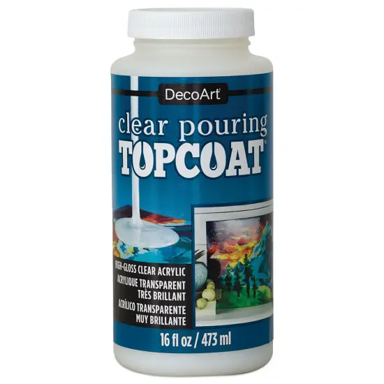 DecoArt Clear Pouring Topcoat - 16 oz {1}
