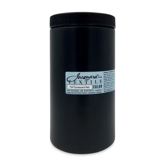 Jacquard Textile Color - Fluorescent Red, 32 oz jar {1}