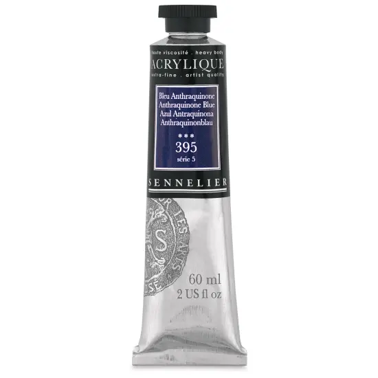 Sennelier Extra-Fine Artist Acryliques - Anthraquinone Blue, 60 ml tube {1}