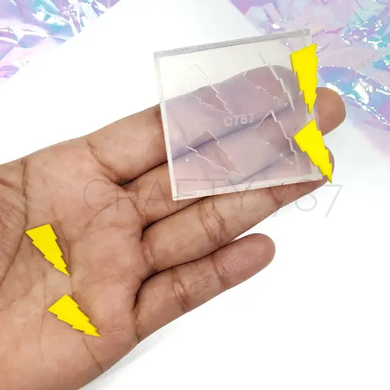 Lightning Bolt Earring Silicone Mold | Jewelry Mold | Earring Mold | Resin Mold(B12) {1}