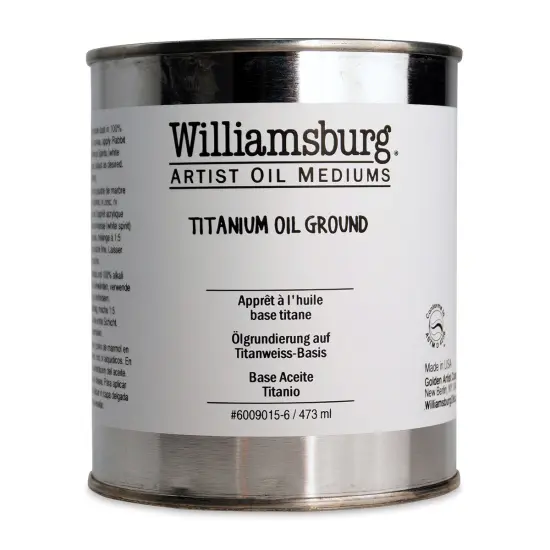 Williamsburg Artist Oil Medium - 16 oz, Titanium Oil {1}