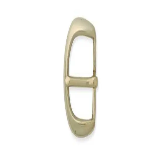 Tandy Leather Heel Bar Buckle 1-1/2 (38 mm) Solid Brass 1549-00 {1}