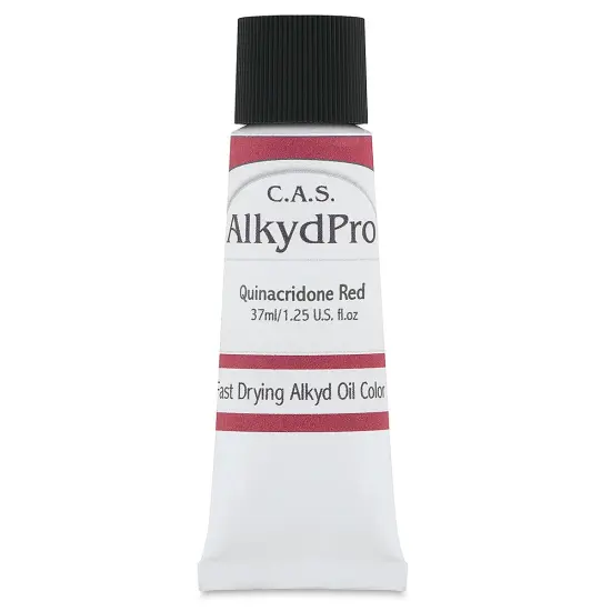 CAS AlkydPro Fast-Drying Alkyd Oil Color - Quinacridone Red, 37 ml tube {1}