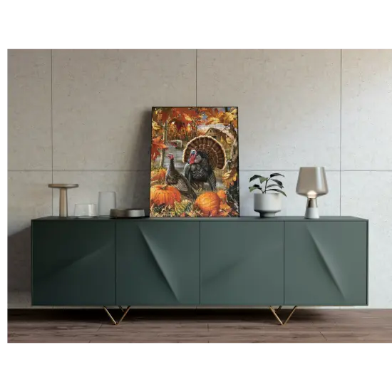 Sunsout Gobbler Farms 1000 pc Large Pieces Thanksgiving Jigsaw Puzzle 57142 {6}