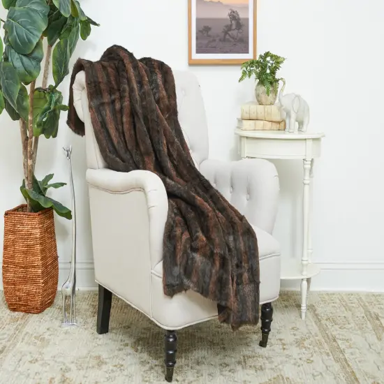 Fur Throw Blanket {3}