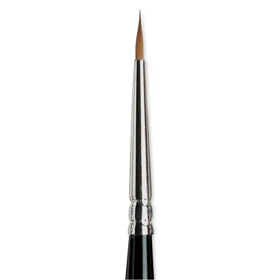 Winsor & Newton Series 7 Kolinsky Sable Brush - Pointed Round, Size 0 {1}