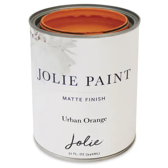 Jolie Matte Finish Paint - Urban Orange, Quart {1}