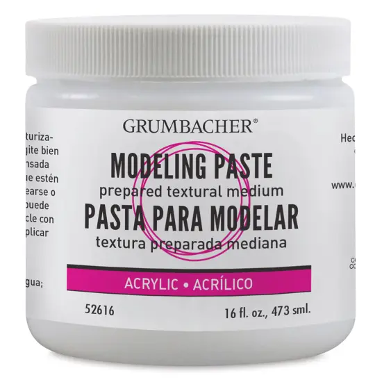 Grumbacher Acrylic Modeling Paste - 16 oz, Jar {1}
