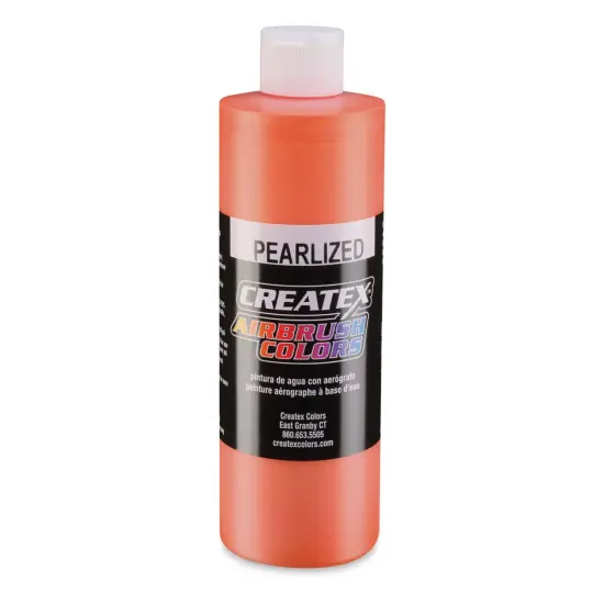 Createx Airbrush Color - 16 oz, Pearl Tangerine {1}