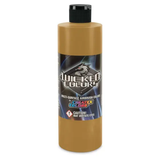Createx Wicked Colors Airbrush Color - 16 oz, Detail Yellow Ochre {1}
