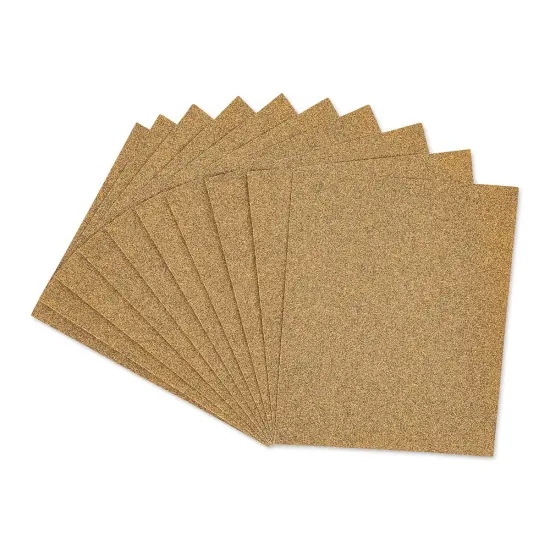 3M Production Sandpaper - Medium, Grit 80-D, 10 Sheets {1}
