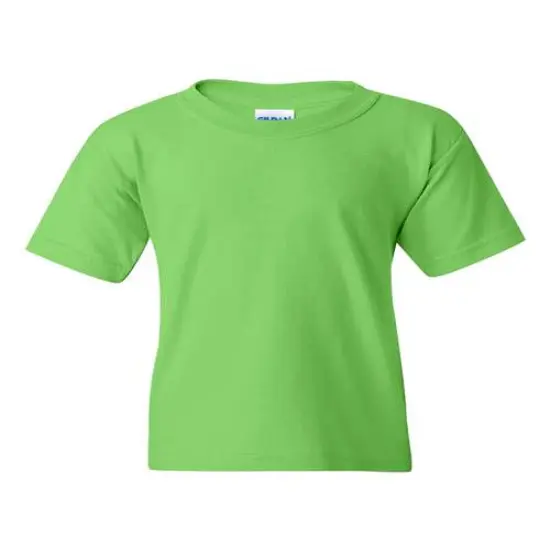 Gildan&reg; Heavy Cotton Youth Crewneck Short Sleeve T-Shirt - 5000B Lime {1}