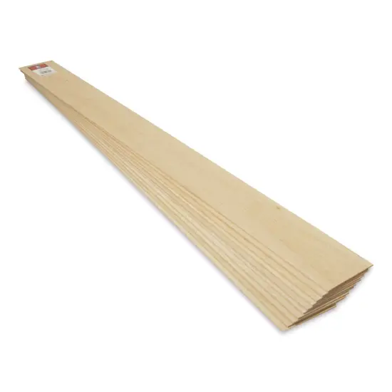 Midwest Products Balsa Wood Sheets - 10 Pieces, 3/32" x 3" x 36" {1}