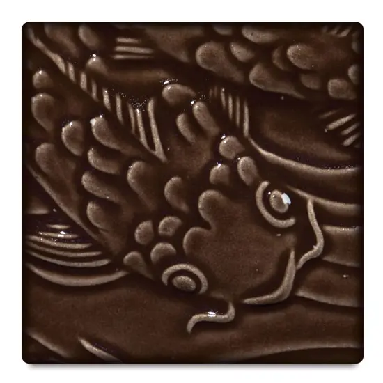 Amaco Liquid Gloss Glaze - Pint, Chocolate Brown, Translucent {2}