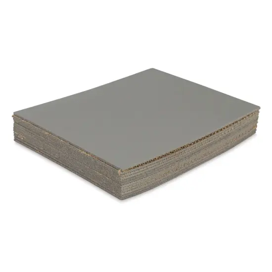 Blick Battleship Gray Linoleum - Pkg of 12, 8" x 10", Unmounted {2}