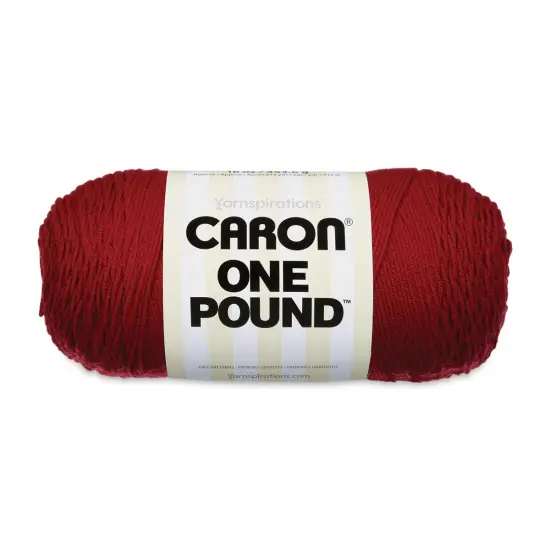 Caron One Pound Acrylic Yarn - 1 lb, 4-Ply, Claret {1}