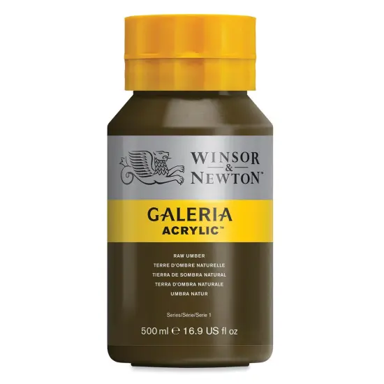 Winsor & Newton Galeria Flow Acrylics - Raw Umber, 500 ml tube {1}
