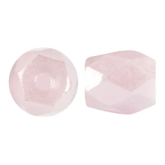 Baros Par Puca&reg; Czech glass bead, Frost Sweet Pink Luster, 10 grams {1}